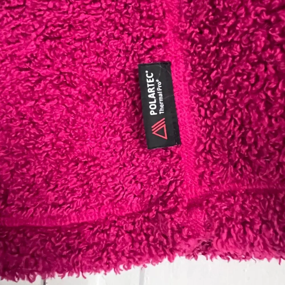 Lowe Alpine Polartec Sherpa Zip Up Jacket Women's Fuchsia 100% Polyester - Picture 3 of 11